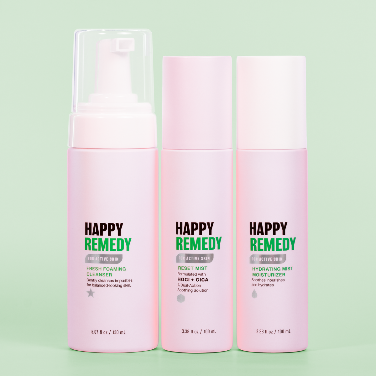 Full Routine Bundle: Fresh Foaming Cleanser, Reset Mist and Hydrating Mist Moisturizer