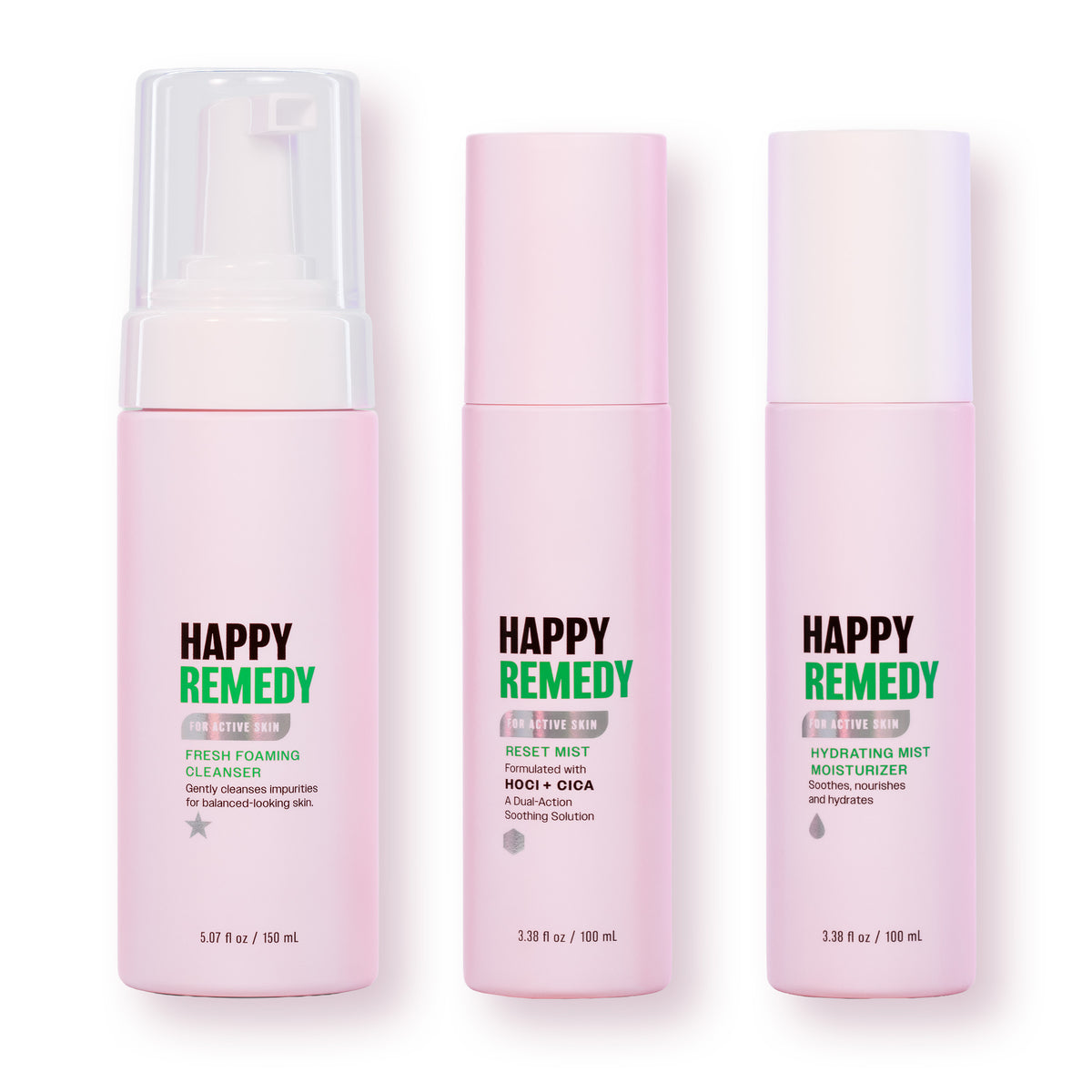 Full Routine Bundle: Fresh Foaming Cleanser, Reset Mist and Hydrating Mist Moisturizer
